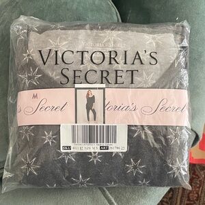 Victoria's Secret Black and White Star Pajama Set